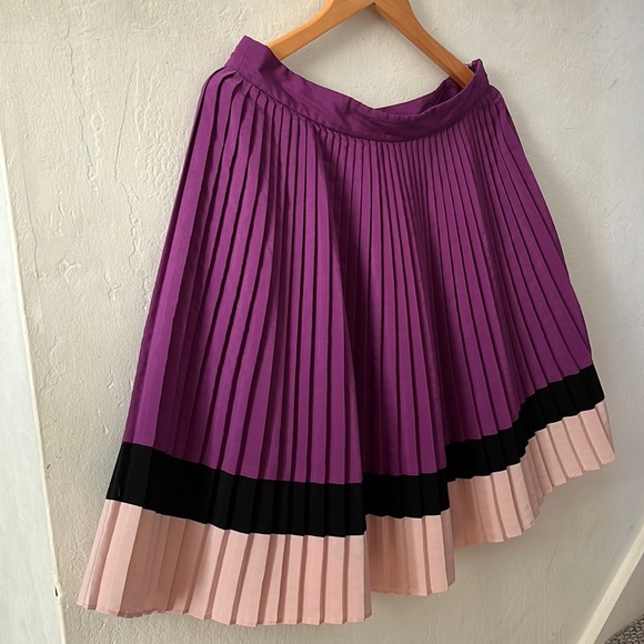 The Limited Dresses & Skirts - Pleated Color Block Skirt